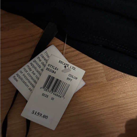 Navy dress-xscape - Picture 6 of 8